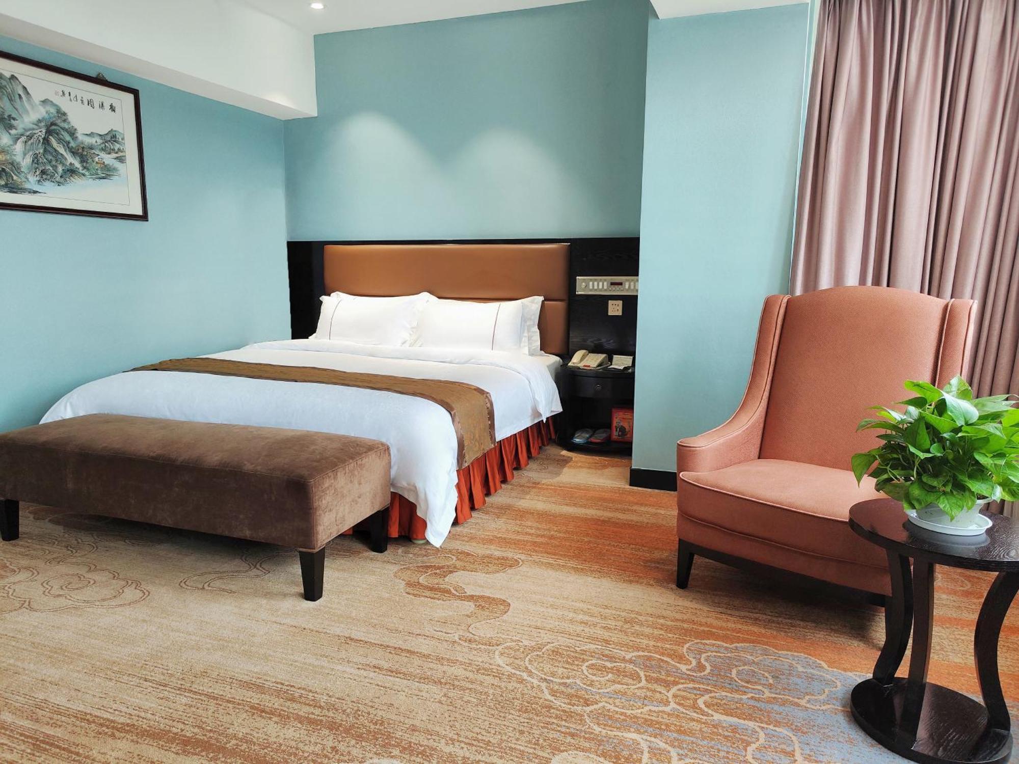Skyline Plaza Hotel Guangzhou Bagian luar foto