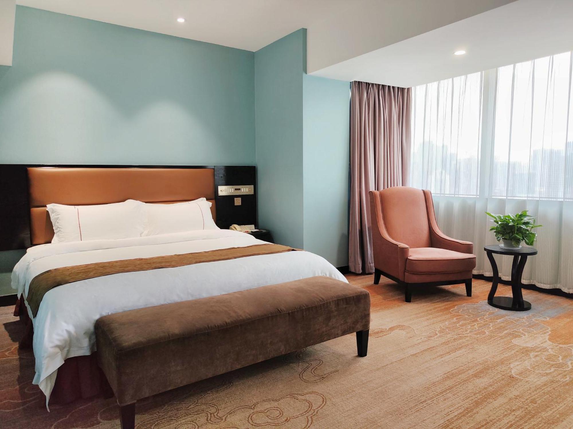 Skyline Plaza Hotel Guangzhou Bagian luar foto