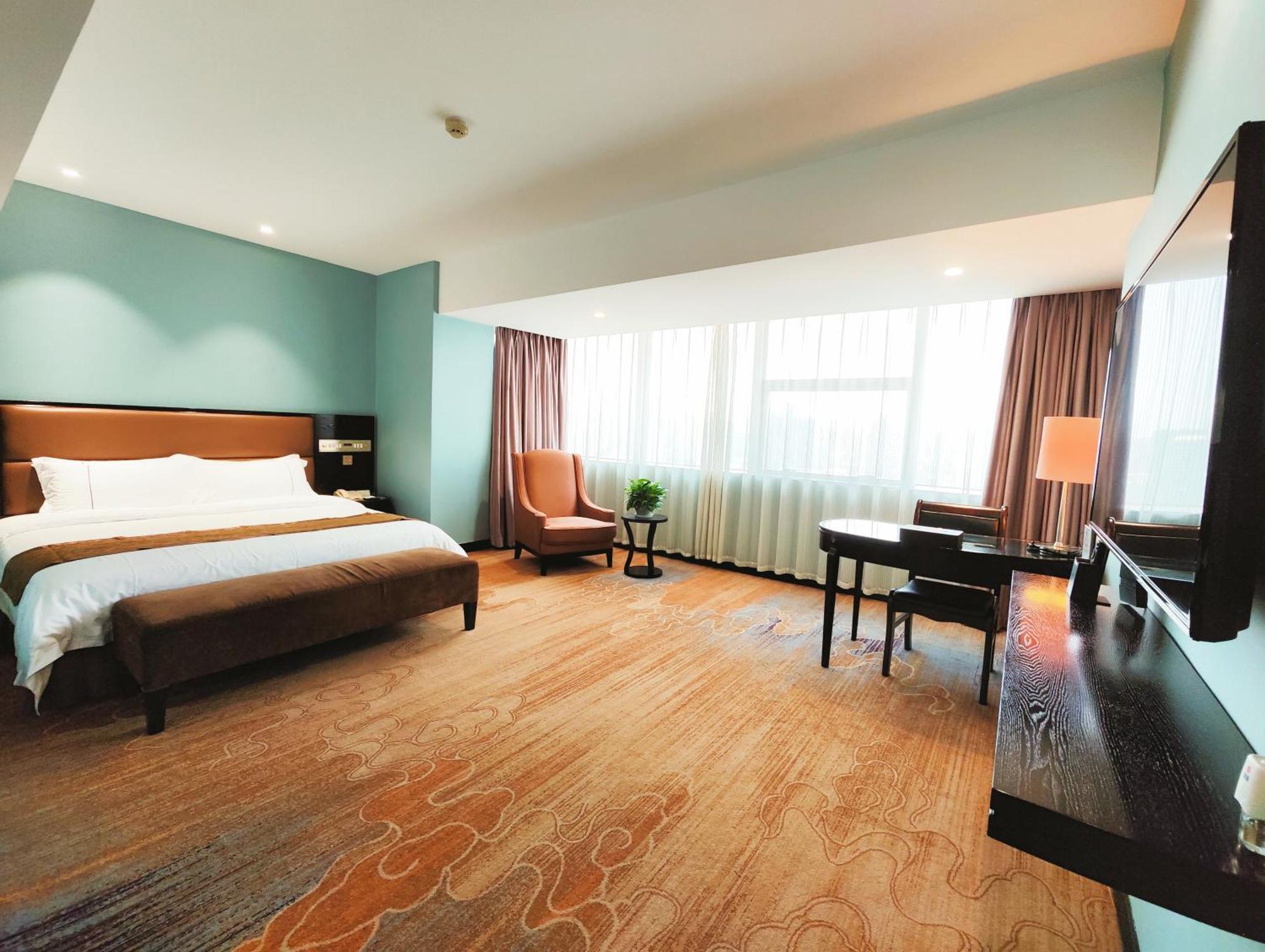 Skyline Plaza Hotel Guangzhou Bagian luar foto