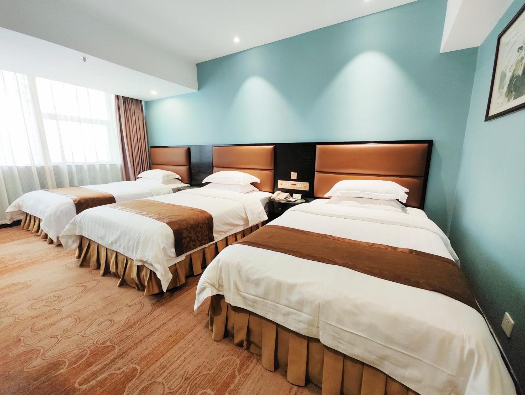 Skyline Plaza Hotel Guangzhou Bagian luar foto