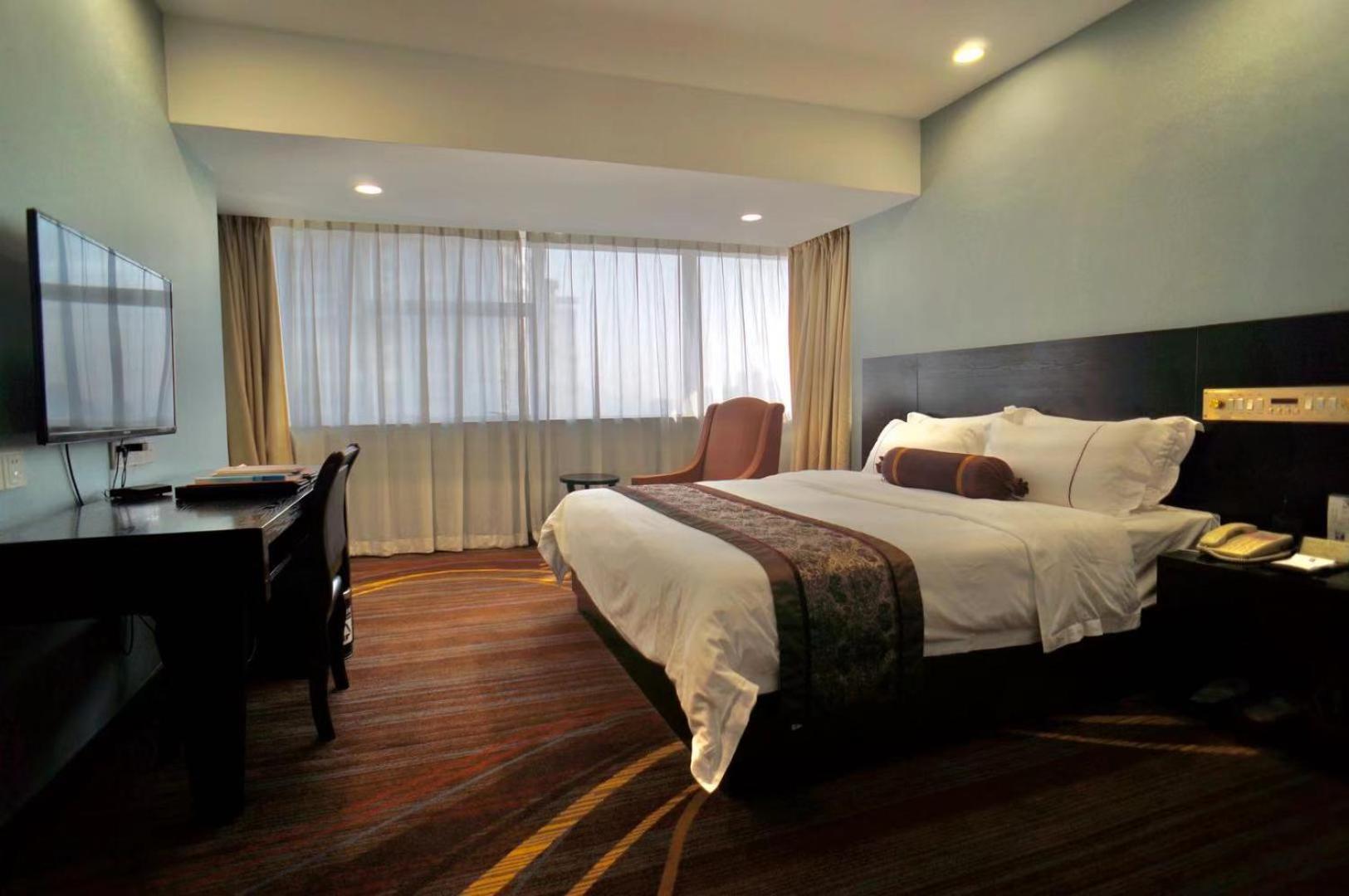 Skyline Plaza Hotel Guangzhou Bagian luar foto